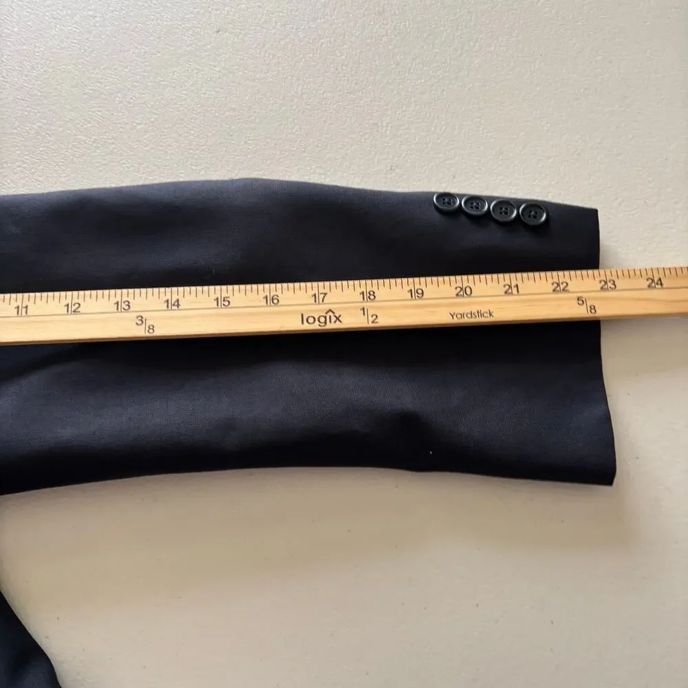 Brooks Brothers 346 Men's Size 40R Blue Lined Stretch‎ Tuxedo Suit Blazer Jacket